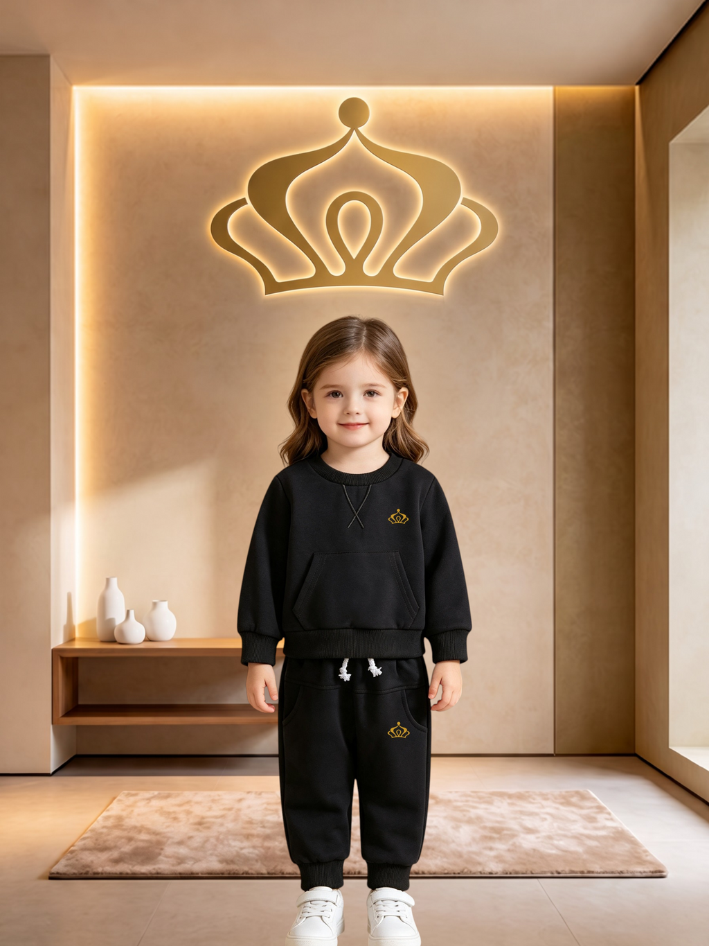 PHANTAZ Kids Crown Casual Set
