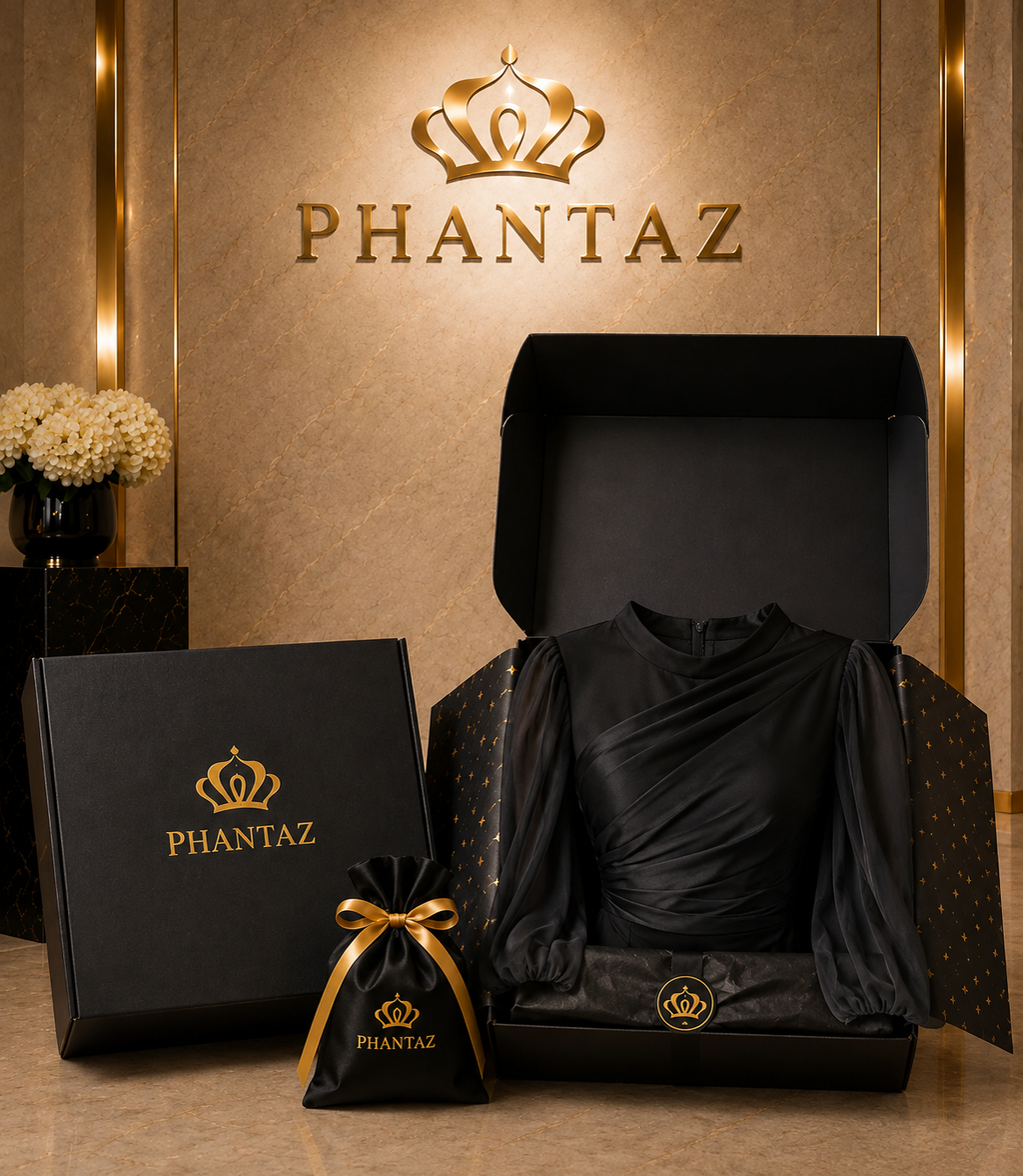 Women’s Elegant Black Batwing Sleeve Maxi Dress | PHANTAZ