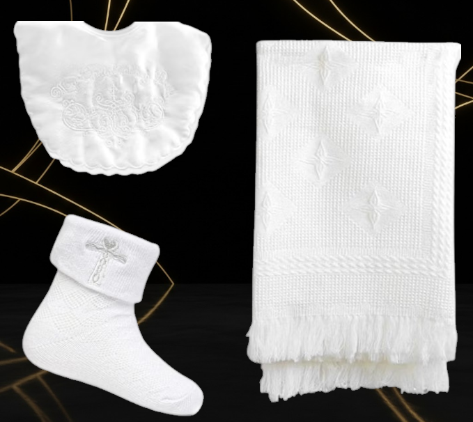 PHANTAZ Baby Girl Luxury Christening Set