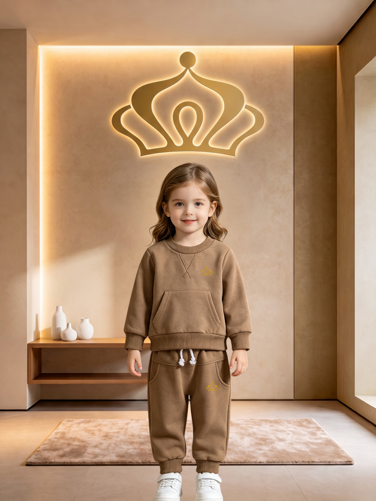 PHANTAZ Kids Crown Casual Set