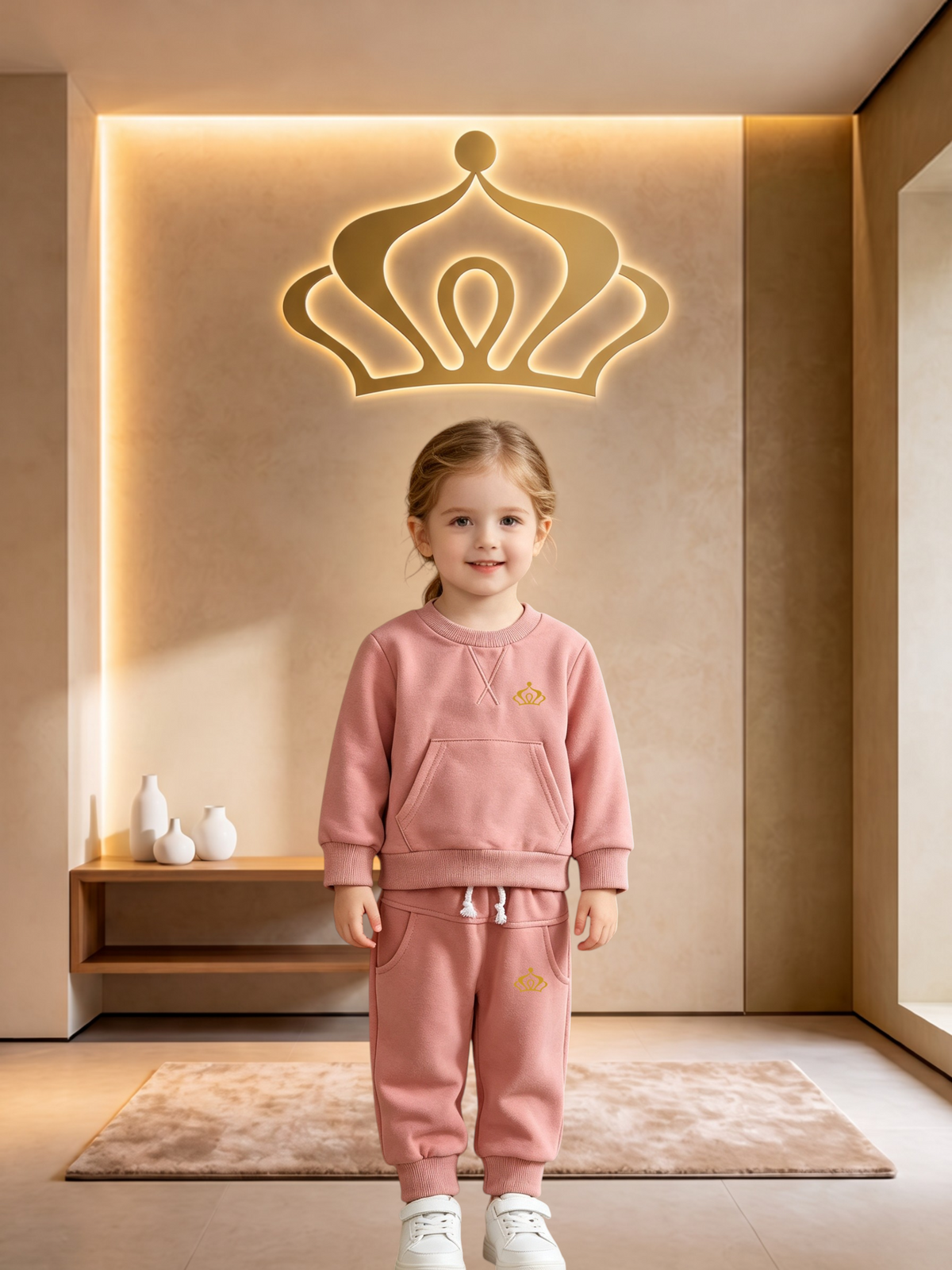 PHANTAZ Kids Crown Casual Set
