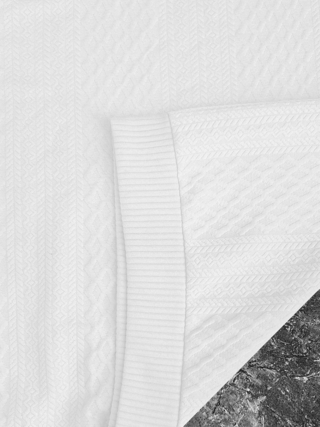 PHANTAZ Men's Textured Jacquard Hoodie