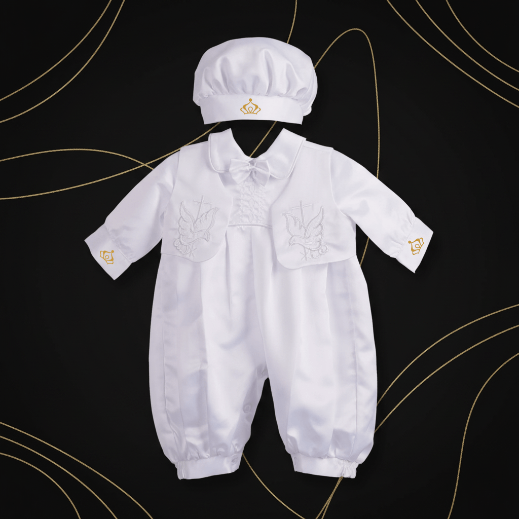 PHANTAZ Baby Boy Luxury Christening Set