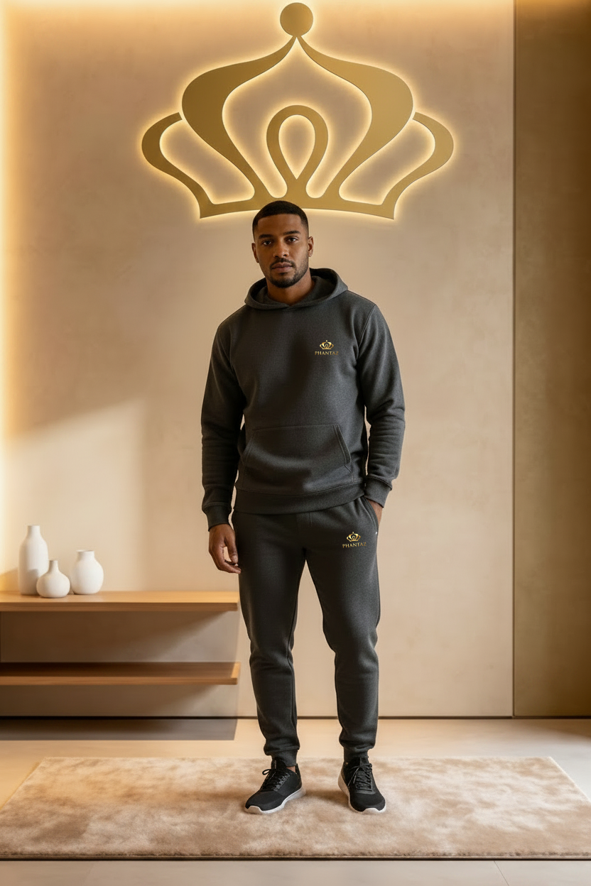 PHANTAZ Men's Premium Fleece Tracksuit